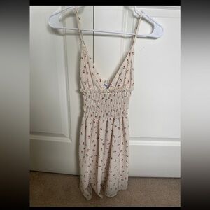 Princess Polly Cream Floral Dress